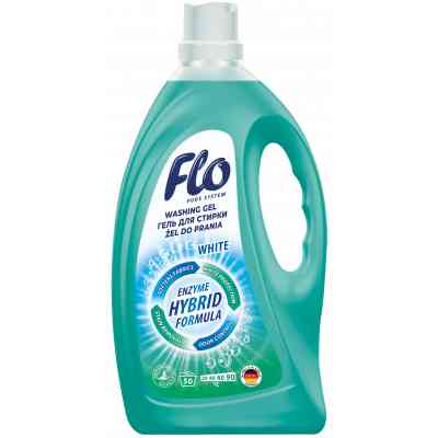 Гель для стирки Flo 4 в 1 White 2 л (5900948237733) Винница