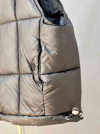 Жилетка жіноча Lady Yep 9039 стьобана коротка вставка з екошкіри на спині чорна, чорний, 42 Київ