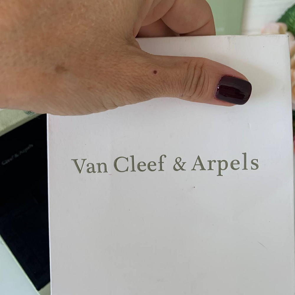 Упаковка преміум Van Cleef Коробочка, всередині замша, футляр, чохол для сертифіката, пакет, стрічка Одеса - фото 8