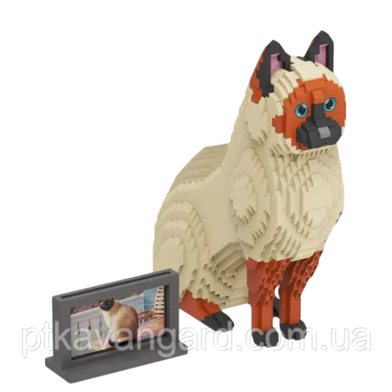 Конструктор сіамський котик із рамкою 2913 деталей DMG 007 Хмельницький