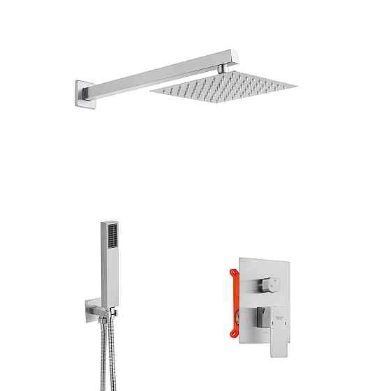 Душевая система скрытого монтажа Kroner KRP Edelstahl Kubus - ESG082 Киев