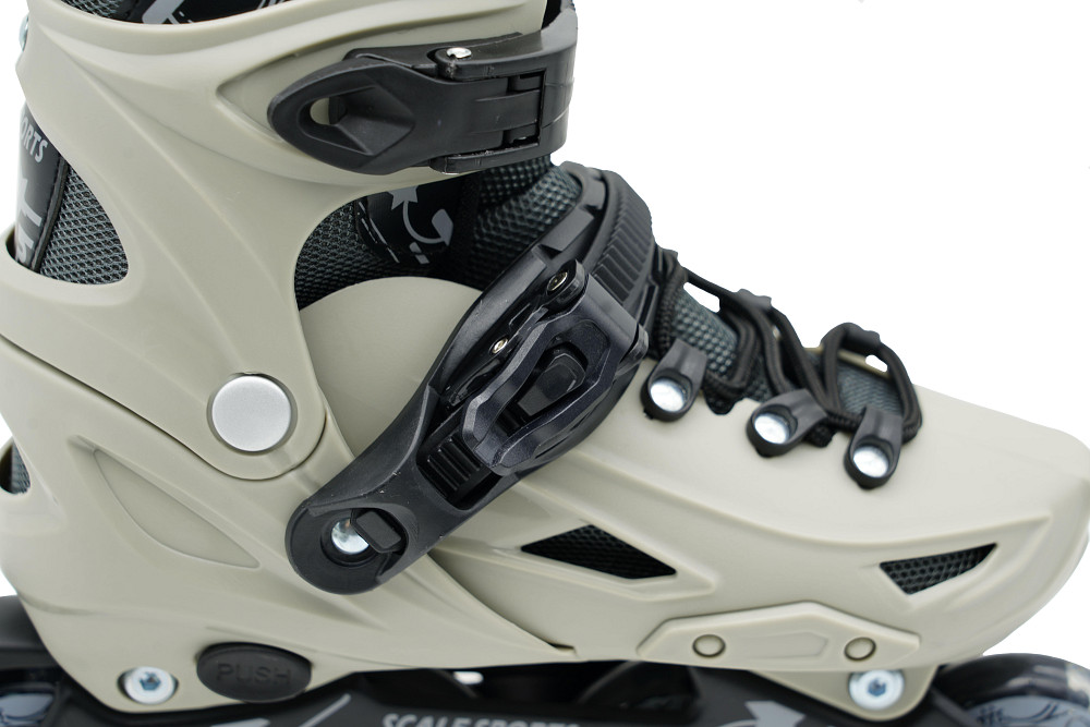 Дитячі ролики з м'якими поліуретановими колесами Scale Sports LF605. Сірий колір. Розмір 29-33 Одеса - фото 5