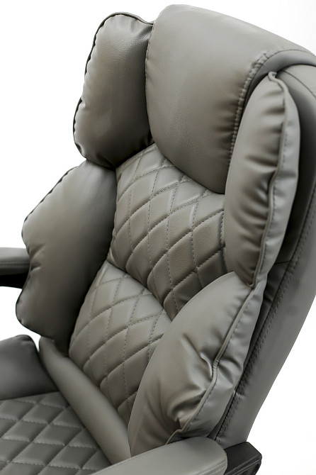 Кресло офисное Diego Comfort Pro серое Киев - изображение 9