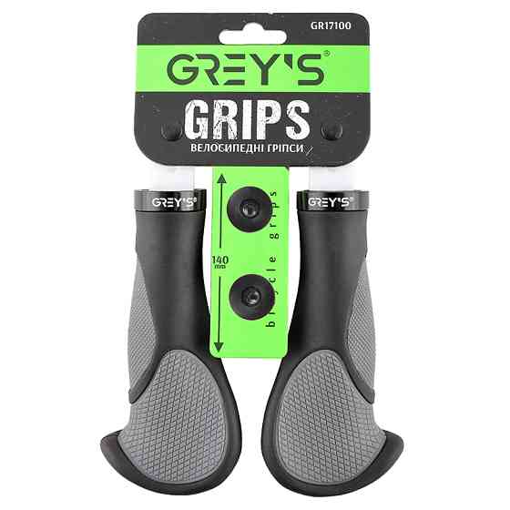 Грипсы руля Grey's эргономичны с зональным покрытием 140мм 2шт Львов