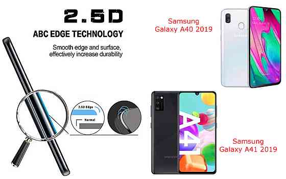 Захисне скло ArmorGlass для Samsung Galaxy A40 2019, Galaxy A41 2019 – стійке до подряпин та ударів Київ