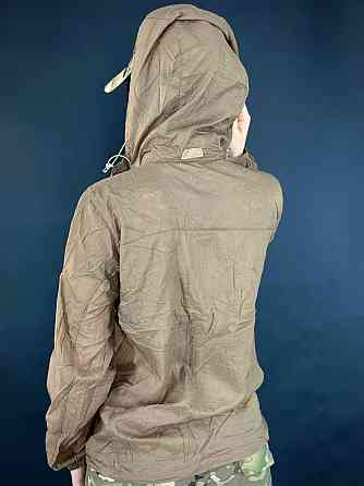 Жіноча тактична вітровка койот з капюшоном і велкро, нейлон, весна-літо, ультралегка Львів