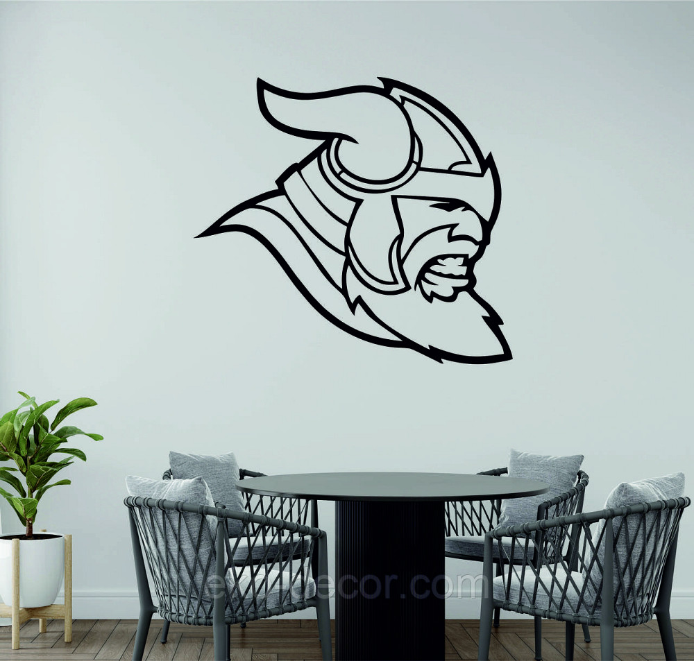 Декоративне настінне Панно «Вікінг», Декор на стіну 90*81 см, Чорний Київ - фото 2