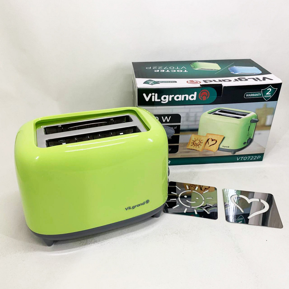 Тостерница для поджаривания хлеба VILGRAND, Кухонный тостер для тостов Тостер 2 штук хлеба QX-21 Львов - изображение 7