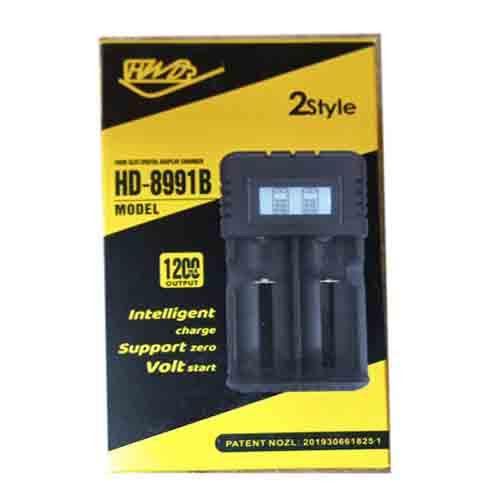 Зарядное устройство для аккумуляторов 2x18650 и др./ от сети / HD-8991B/F2, (С ЭКРАНОМ) /  7003 Днепр - изображение 1
