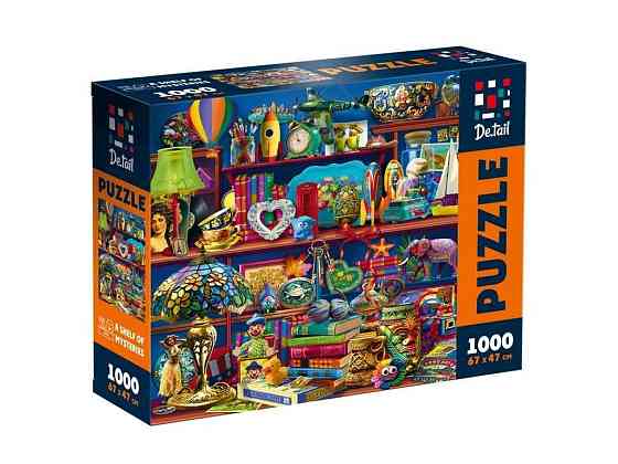 Пазли De.tail Поличка загадок. (укр) DT1000-10 ТМ VLADI TOYS Київ