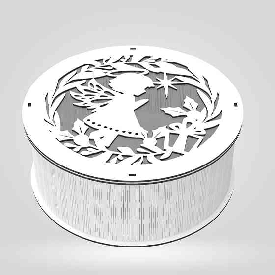 Подарункова коробка EKOSTAR d250 h100 Київ