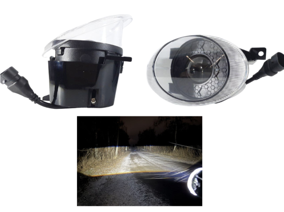 Комплект протитуманних LED фар StarLight Volkswagen VW T5/Jetta 6/Golf 6/Touareg/Tiguan/Caddy біле світло 60W ПТФ FOG Харків