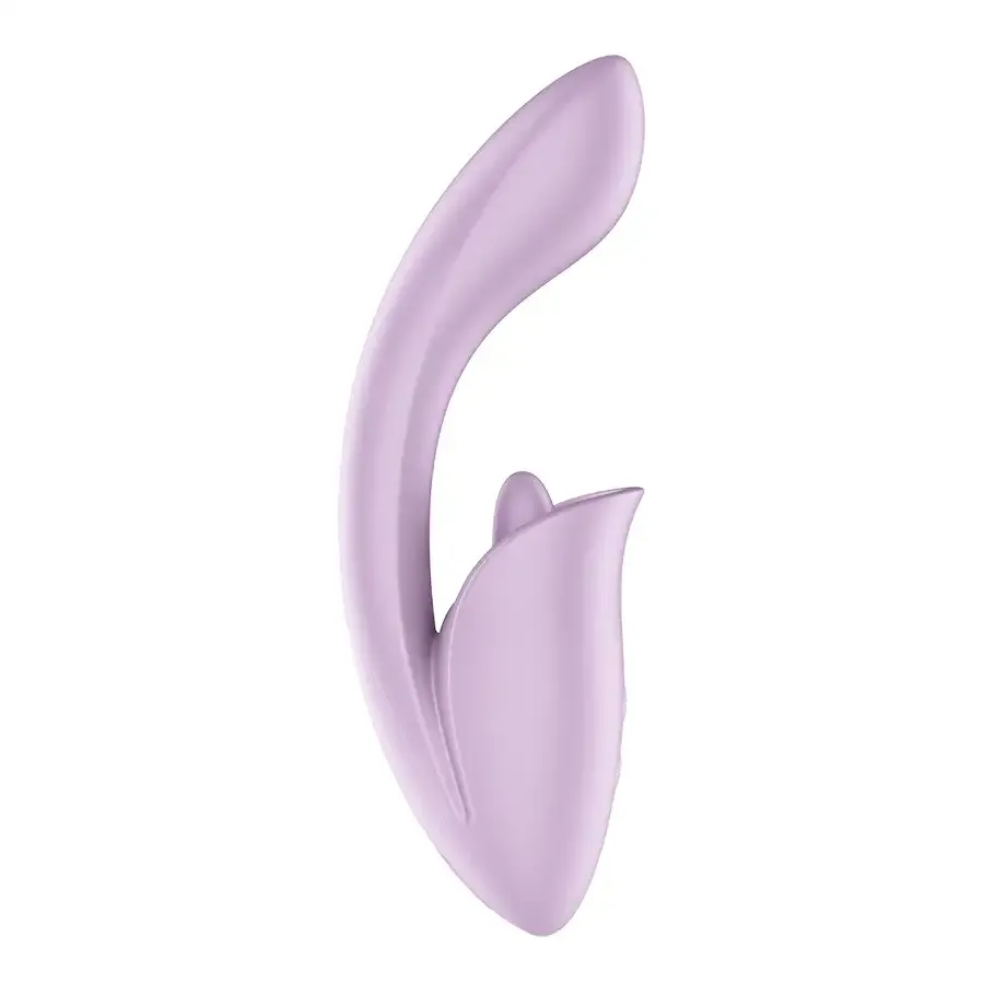 Вагінально-кліторальний вібратор Satisfyer Tongue Expert з язичком Львів - фото 1