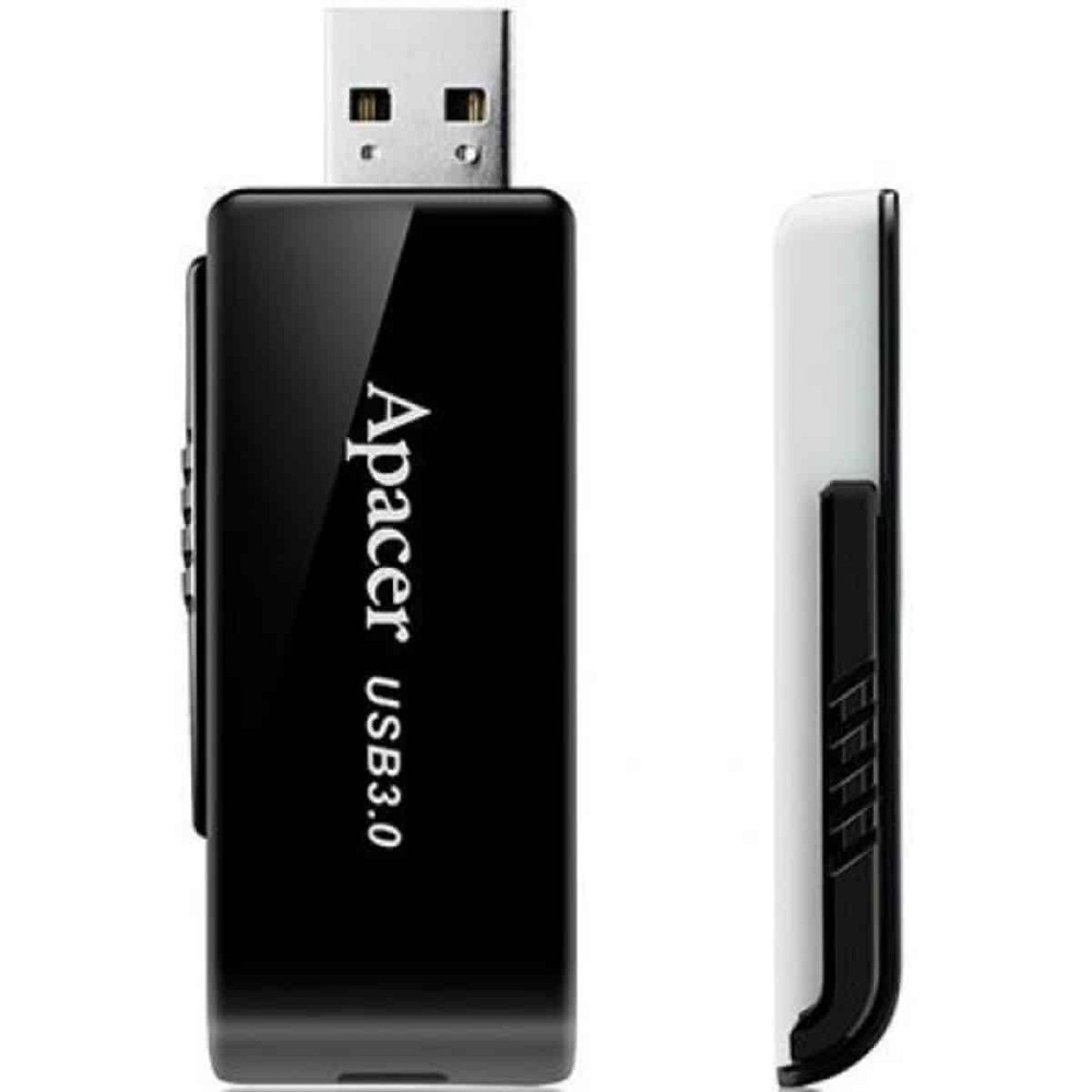 Flash Apacer USB 3.0 AH350 128Gb black Київ - фото 1