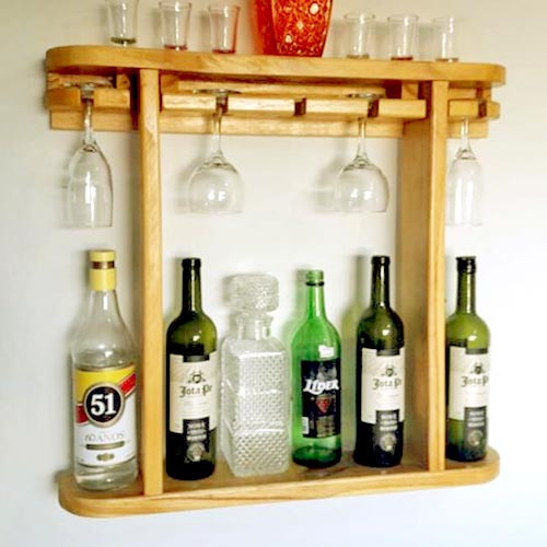 Настінна винна полиця "Орітахі" каррі Миколаїв - фото 1