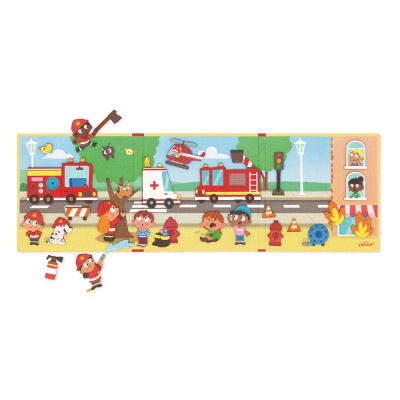 Развивающая игрушка Janod Магнитные истории Пожарные 30 элементов (J05453) Винница - изображение 4