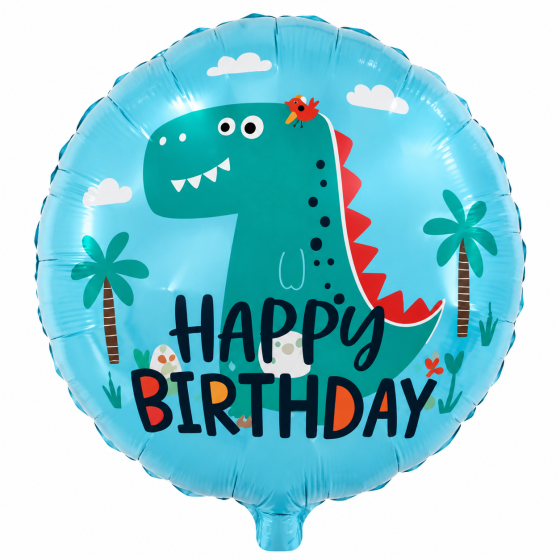 Фольгована куля Діно happy birthday 18" 45см Київ