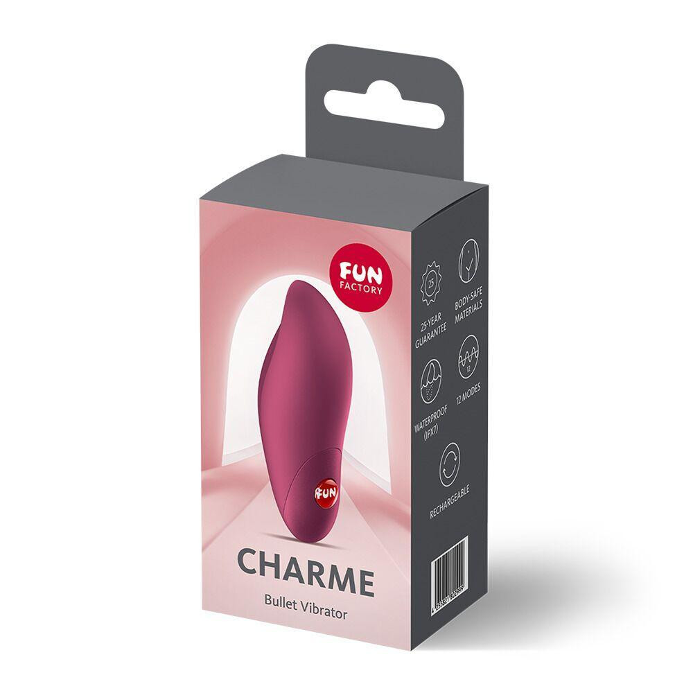 Вібратор Fun Factory Charme Wine Red, 12 режимів вібрації, перезаряджуваний Sex Aura Київ - фото 7