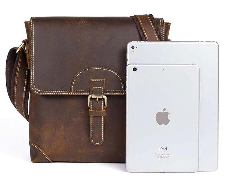 Сумка чоловіча Коричнева (Vintage) Київ - фото 4