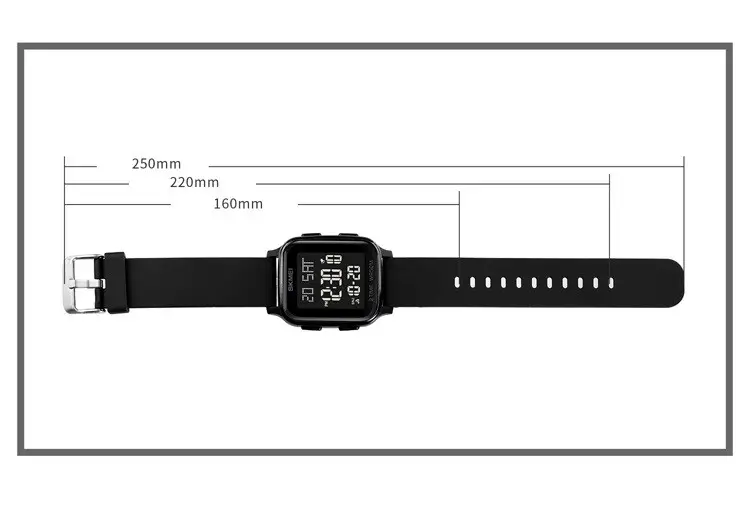 Спортивний наручний годинник Skmei 1858 (Чорний) Вінниця - фото 10