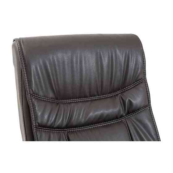 Офісне крісло керівника Burgas Roсky Хром M2 Anyfix Темно-коричневий Київ