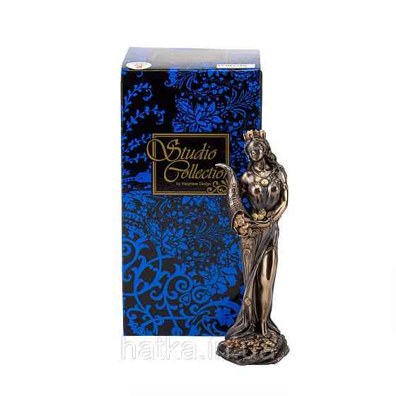 Статуэтка Veronese Фортуна богиня счастья и удачи 29х10 см  полистоун с бронзовым покрытием 71833A4 Киев