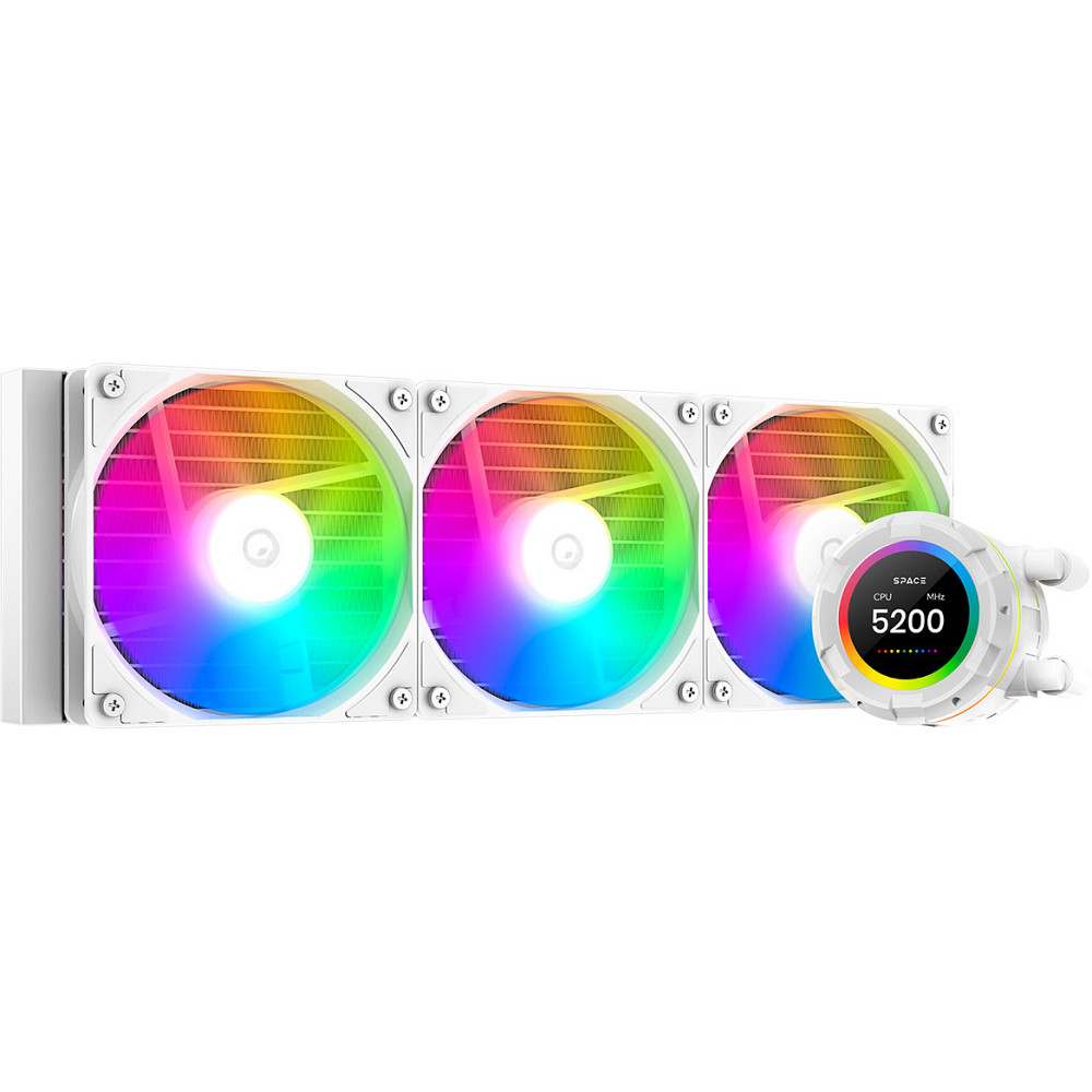 Система водяного охлаження ID-Cooling Space LCD SL360 XE White Білий Харків - фото 17