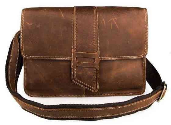 Сумка мужская в винтажном стиле Коричневая (Vintage) Киев
