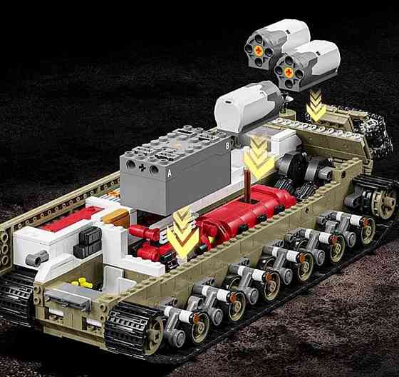 Конструктор танк Panzer VIII Maus 3339 деталей | Радіокерування | У коробці | Масштабна модель Київ