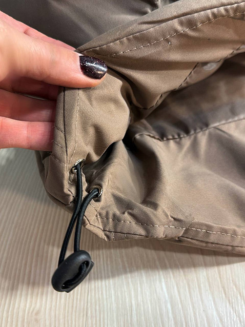 Куртка жіноча Haiziyuan 552 демісезонна оверсайз з капюшоном коричнева, коричневий, M Київ - фото 17