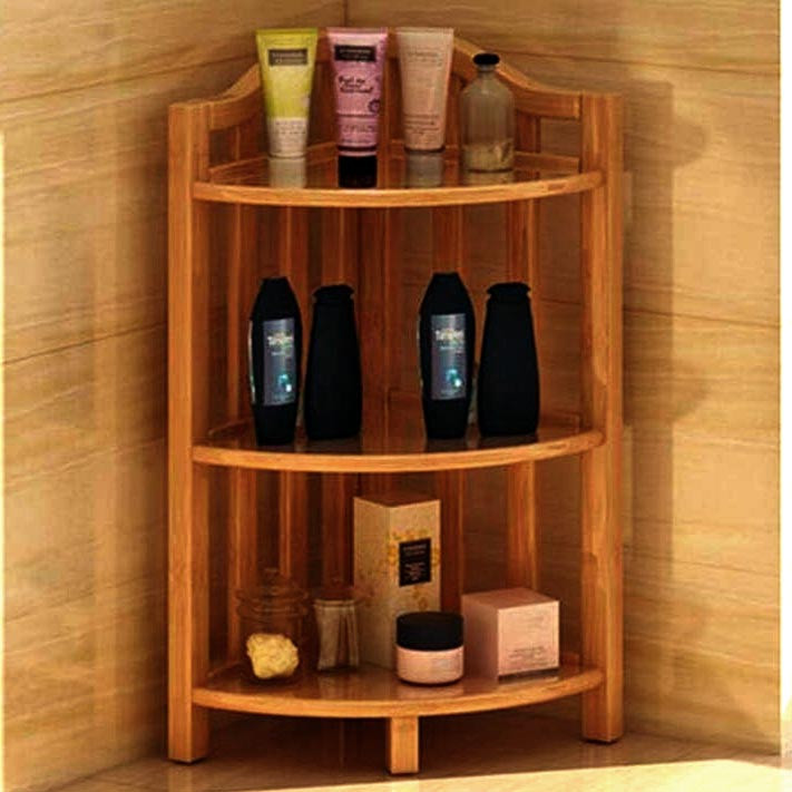 Стеллаж угловой для ванной 