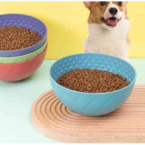 Миска для собак WahoPet для медленного кормления, голубая Винница