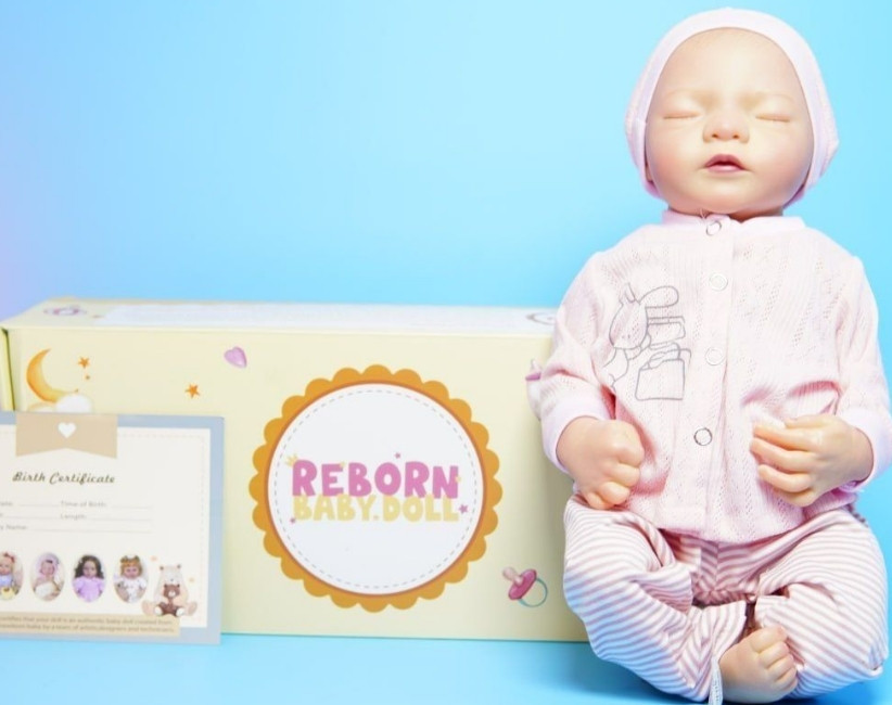 Лялька-реборн JIZHI — 17-дюймова м'яка реалістична лялька-моденець. Харків - фото 5