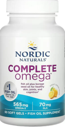 Омега 3 Nordic Naturals Complete Omega 60 гел капс лимон Київ