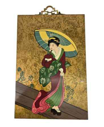 Картинна панно декоративная Китаянка с зонтом Киев