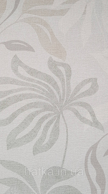 Шпалери вінілові на флізеліні Grandeco Universe метрове листя монстери зелені коричневі білі Київ - фото 1