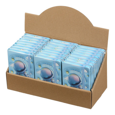 Книга записная ZiBi ASTRONAUT A6 в клеточку твердая обложка на резинке 80 листов, голубая (ZB.116104) Винница - изображение 4