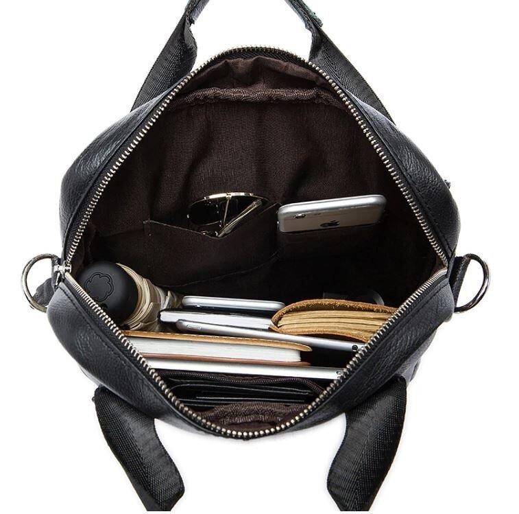 Сумка чоловіча Vintage 14674 Чорна Київ - фото 8