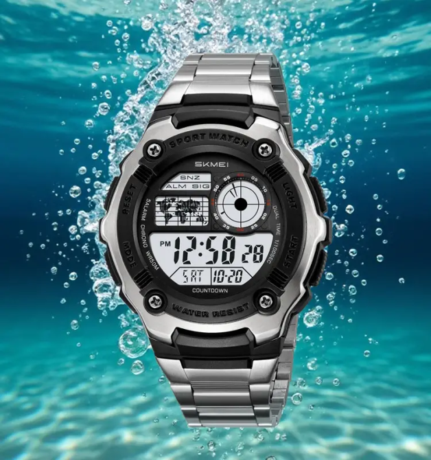 Часы мужские наручные Skmei 2473 Серебристый Винница - изображение 8