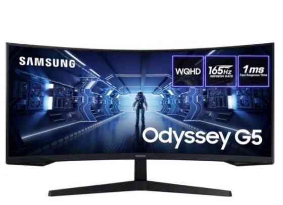 Монітор ігровий Samsung Odyssey G5 34дюйми 165 герц Новий. Київ