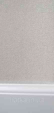 Шпалери вінілові на флізеліні гарячого тиснення DUKA Selective 1.06x10 однотонні під тканину дрібна сітка матові молочні 32851-6 Київ