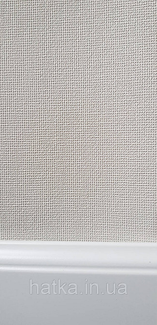 Шпалери вінілові на флізеліні гарячого тиснення DUKA Selective 1.06x10 однотонні під тканину дрібна сітка матові молочні 32851-6 Київ - фото 3