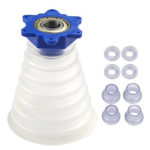 Насадка пылесборник для сверл 5-12мм, пылеуловитель для дрели перфоратора, силикон Вінниця - фото 1