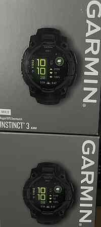 Смарт -Часы Garmin instinct 3 45mm. AMOLED Black with Black Band 010-02936-00 Киев
