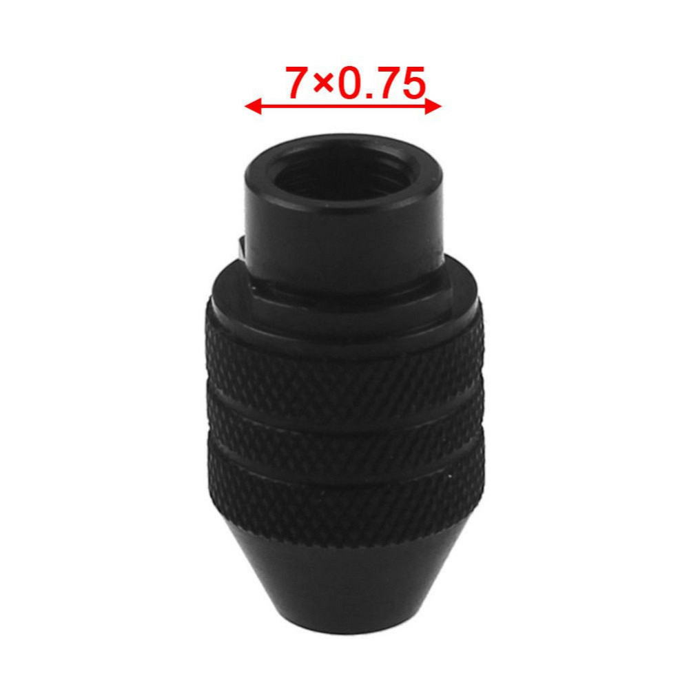 Кулачковий патрон № 2L різьблення 7x0.75 затискач 0,3-3,2 для гравера бормашинки дрилі Dremel Полтава - фото 1