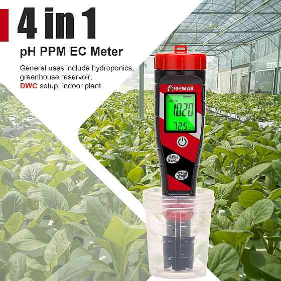 Цифровий pH-метр UIUZMAR UMR PHF 08 тестер для визначення якості води Луцк