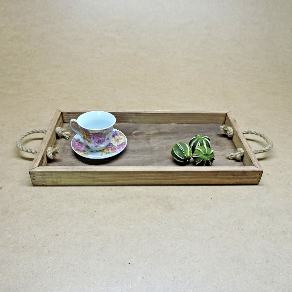 Піднос дерев'яний "Шарлеруа 50х27" капучино Миколаїв - фото 2