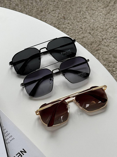 Стильні сонцезахисні окуляри унісекс POLARIZED з металевою оправою🔥 Київ - фото 8