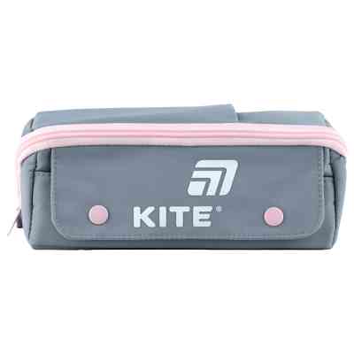 Пенал Kite 2702-1 сіро-рожевий (K25-2702-1) Винница