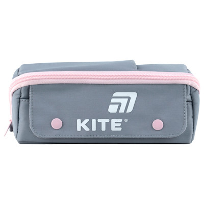 Пенал Kite 2702-1 сіро-рожевий (K25-2702-1) Винница - изображение 3